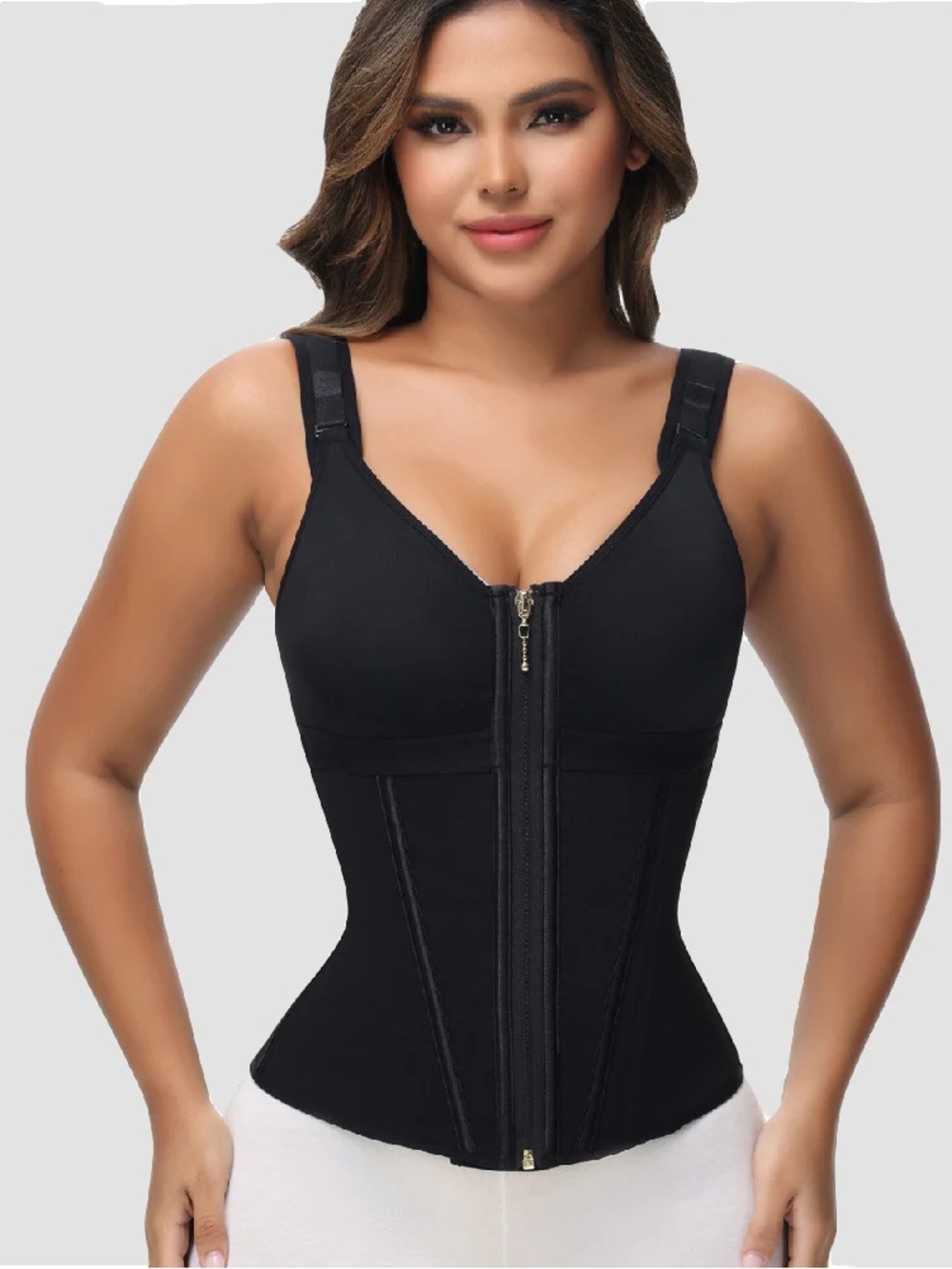 SHAPSHE Waist Shapewear for Women with Bra Tummy Control Girdle Workout Faja